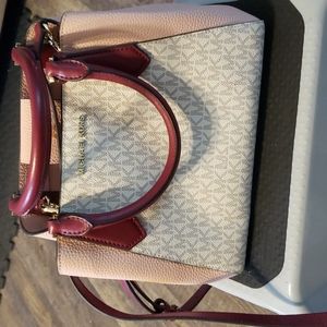 Michael Kors bag - pink and maroon